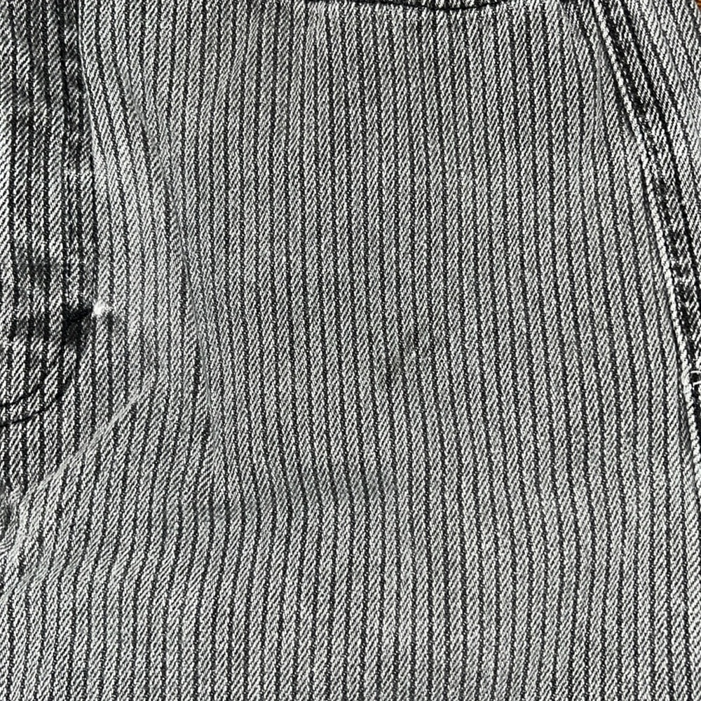 Striped Gray Mini Skirt - Picture 3 of 11